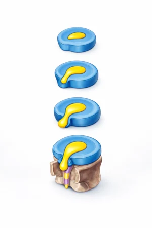 Στάδια προβολής και κήλης μεσοσπονδυλίου δίσκου